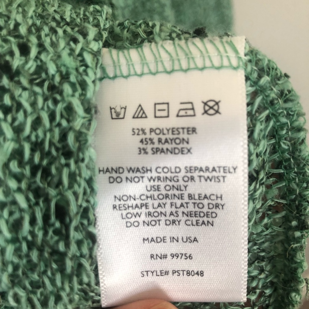 Painted Threads Knit Button Down Top - image 7